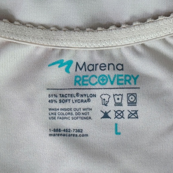 Marina Zipperless Bikini-Length Compression Girdle Style FBA2 — Beige — Size L - Picture 2 of 5